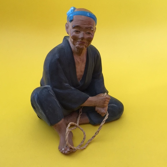hakata urasaki Other Hakata Urasaki Doll Japan Vintage Fisherman